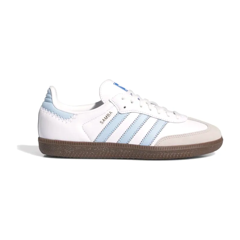 Adidas Samba OG, White - Light Blue