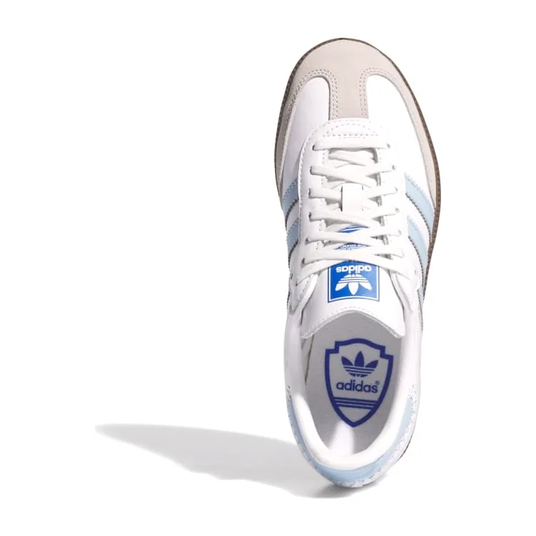 Adidas Samba OG, White - Light Blue (2)
