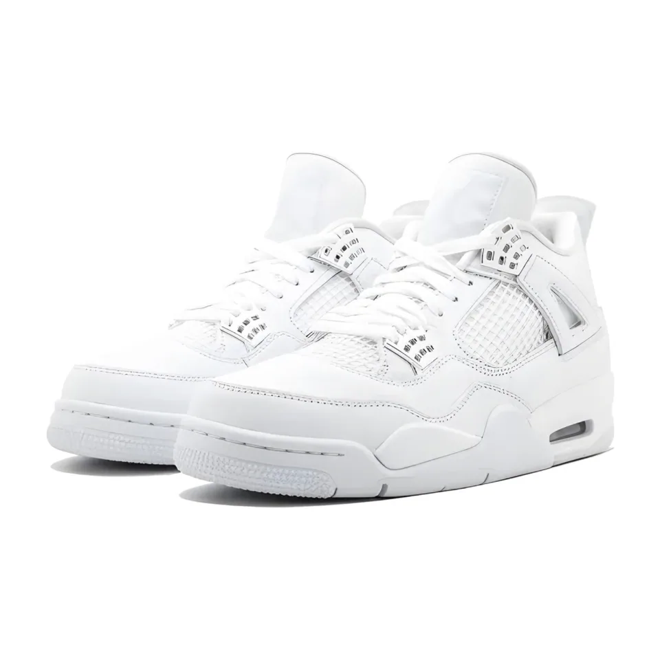 Jordan Air Jordan 4, Pure Money (White) (2)