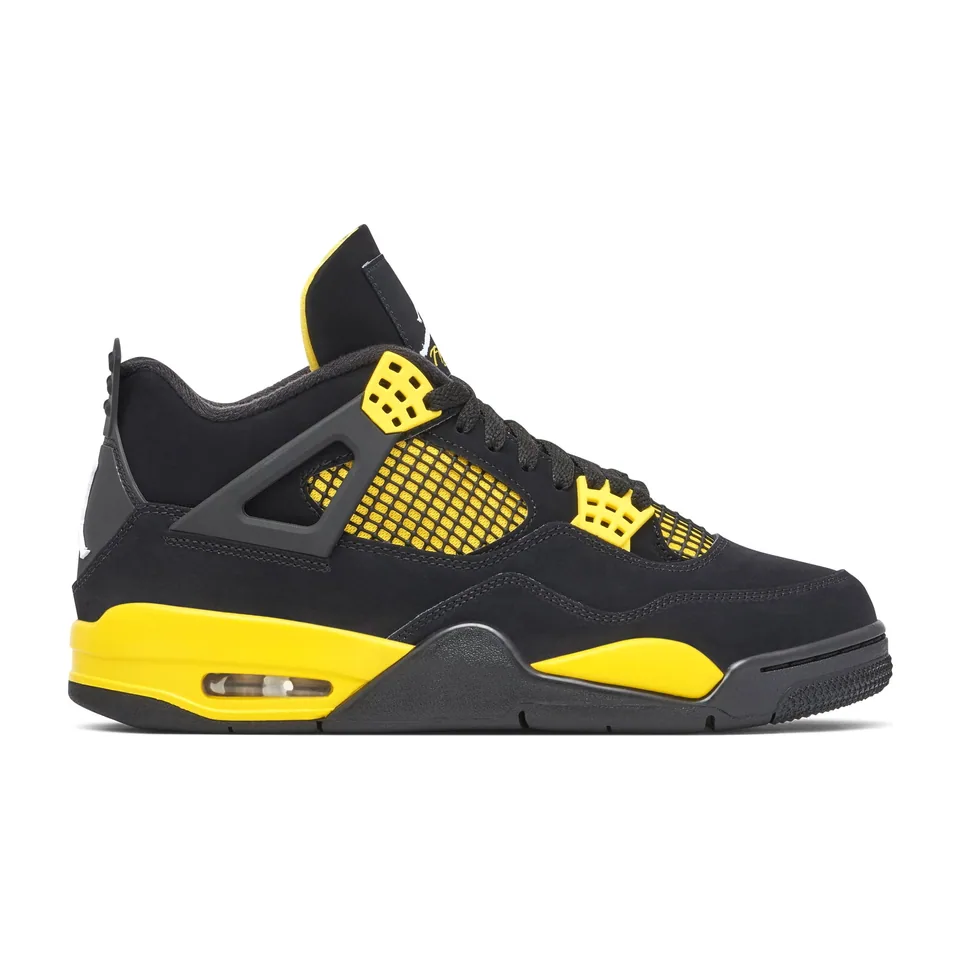 Jordan Air Jordan 4, Thunder (Black - Yellow)
