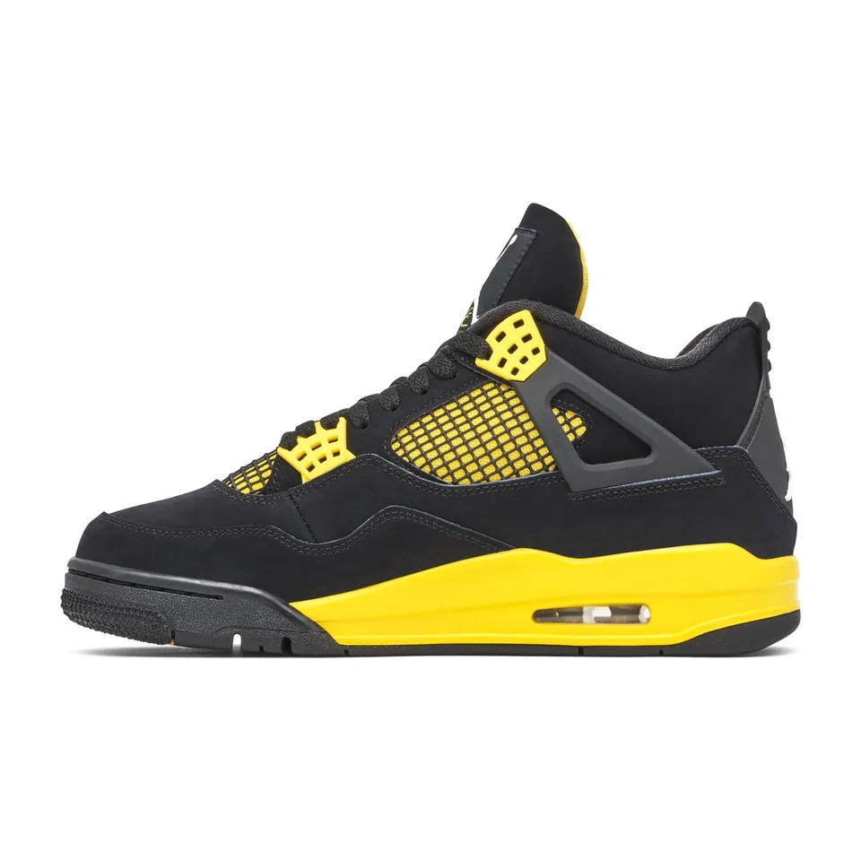 Jordan Air Jordan 4, Thunder (Black - Yellow) (3)