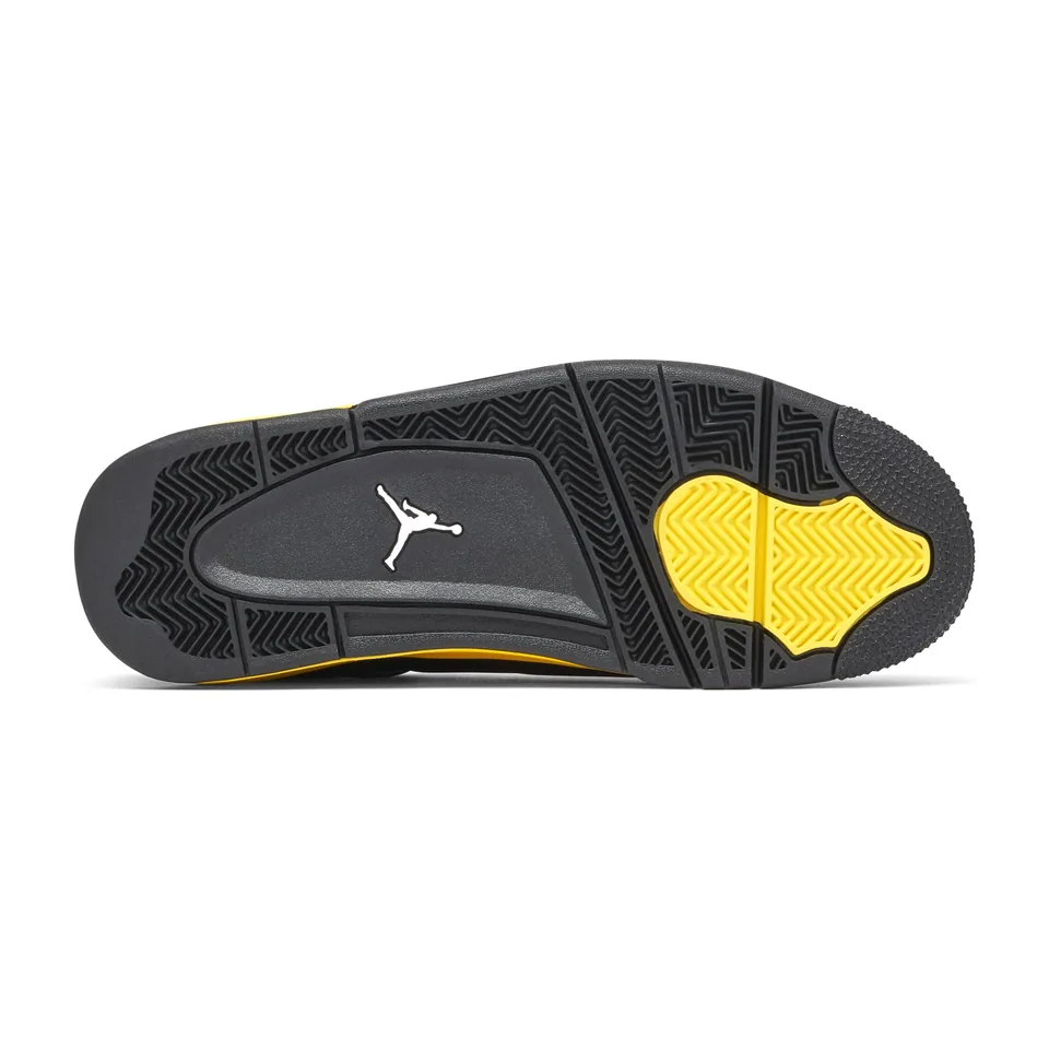 Jordan Air Jordan 4, Thunder (Black - Yellow) (4)