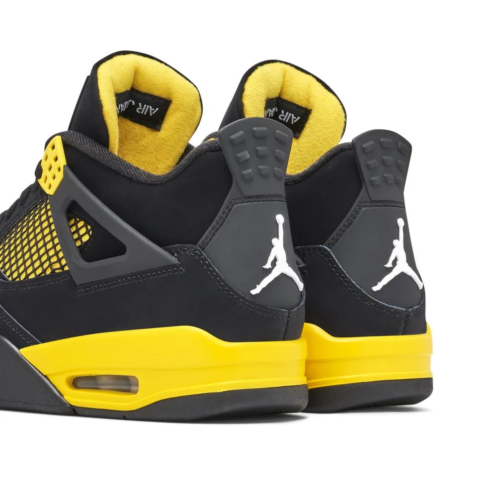 Jordan Air Jordan 4, Thunder (Black - Yellow) (5)