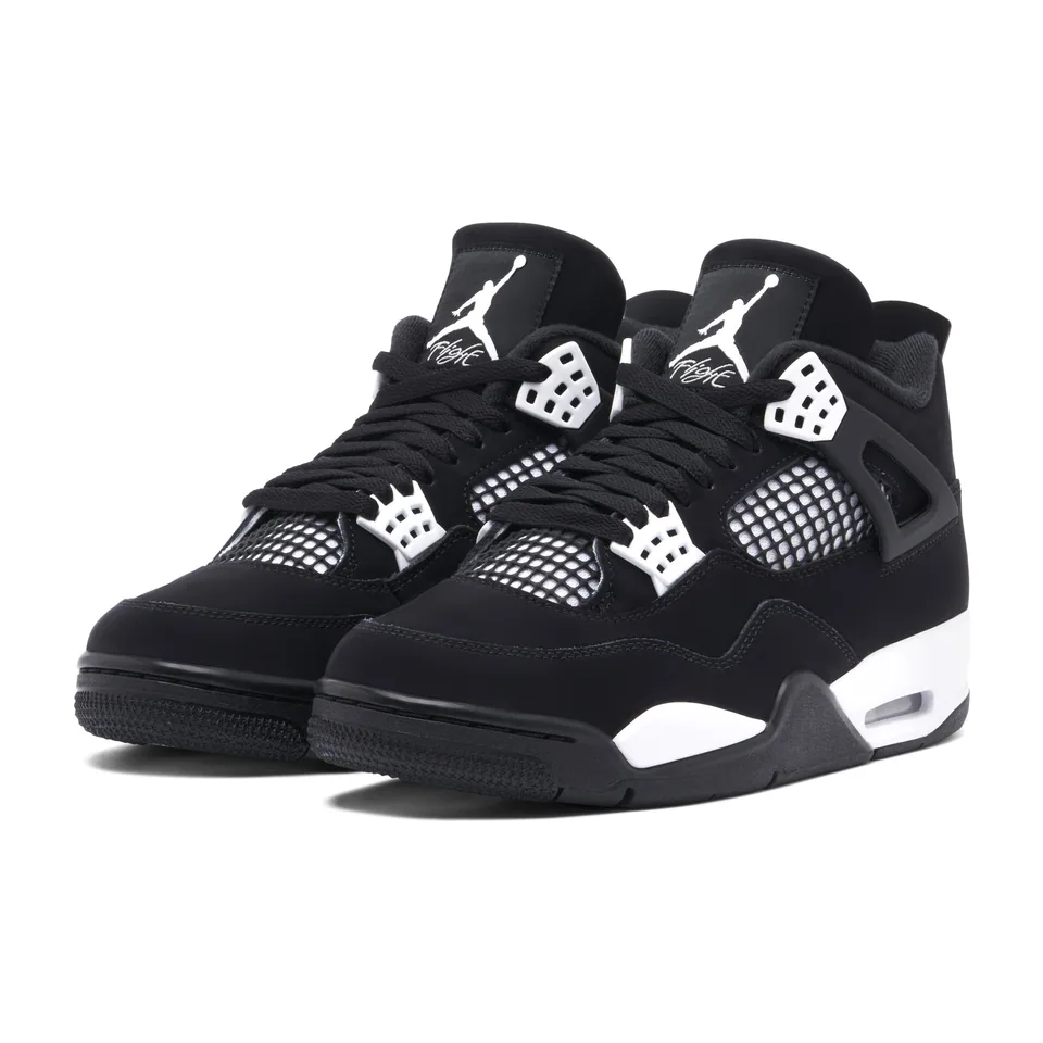 Jordan Air Jordan 4, White Thunder (Black - White) (4)