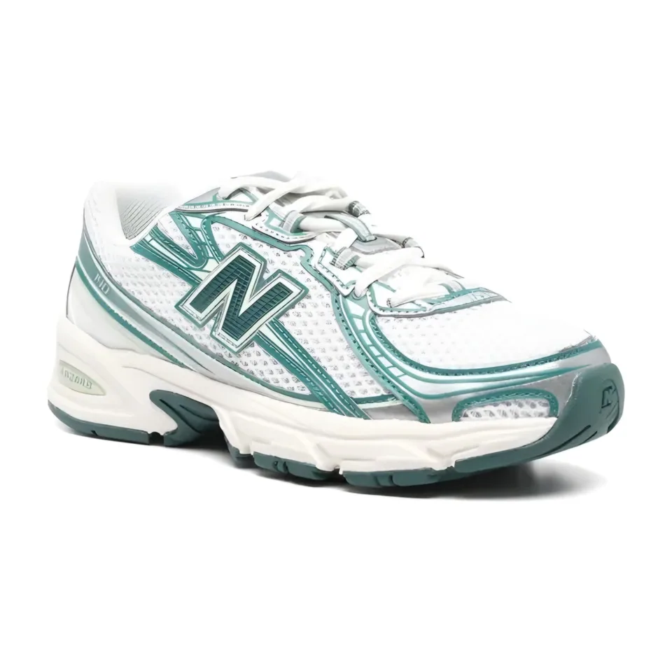 New Balance 740, White - Teal (4)