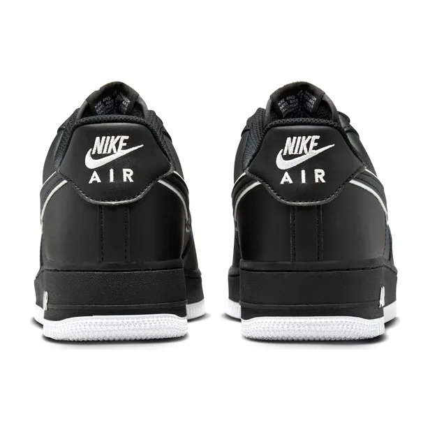 Nike Air Force 1, Black - White Outline (4)