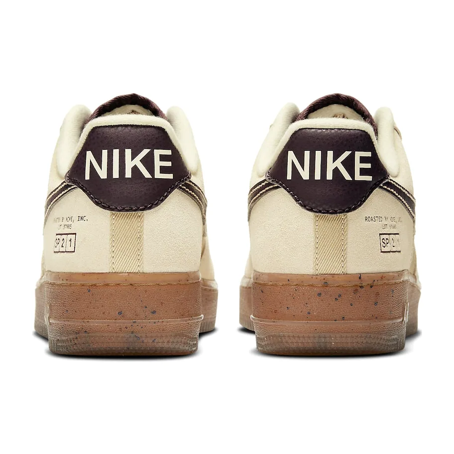 Nike Air Force 1, Cream - Brown Gum (4)