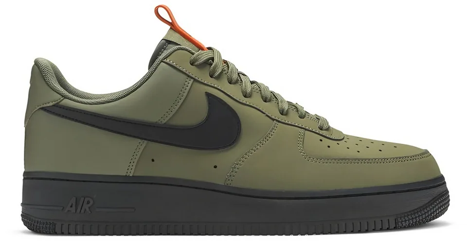 Nike Air Force 1, Olive - Black