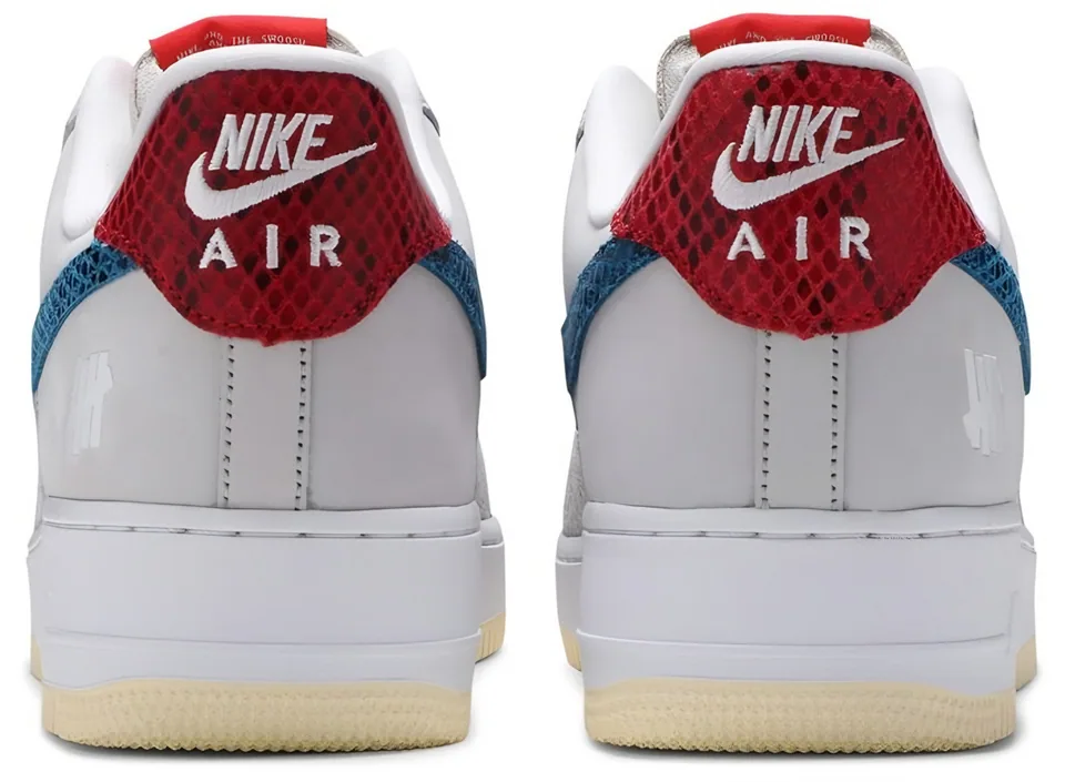 Nike Air Force 1, Sail - Blue - Red (7)
