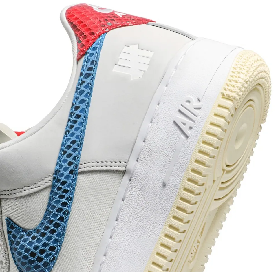 Nike Air Force 1, Sail - Blue - Red (10)