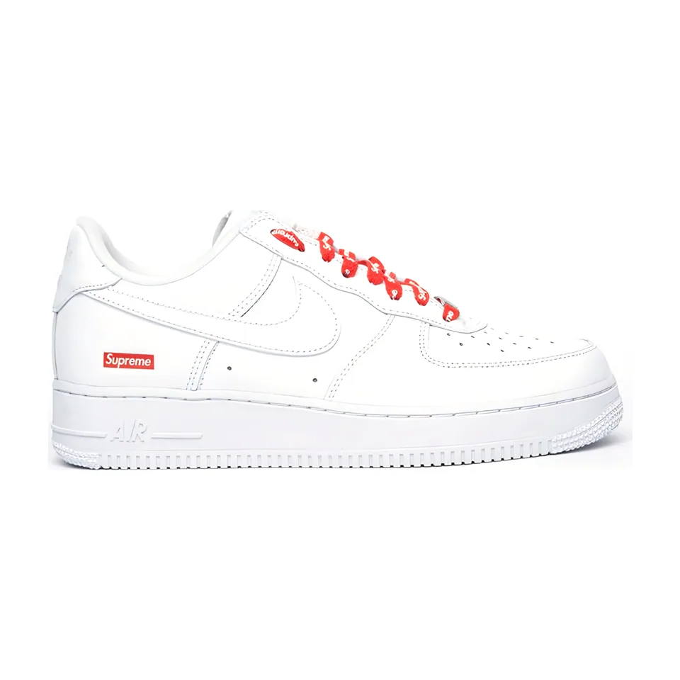Nike Air Force 1, White - Red Tab