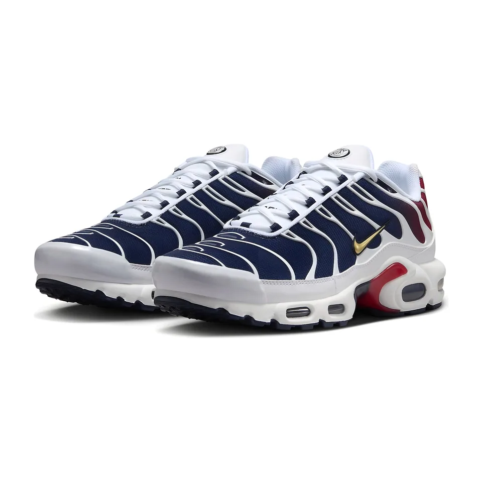Nike Air Max Plus (TN), White - Navy - Red (2)