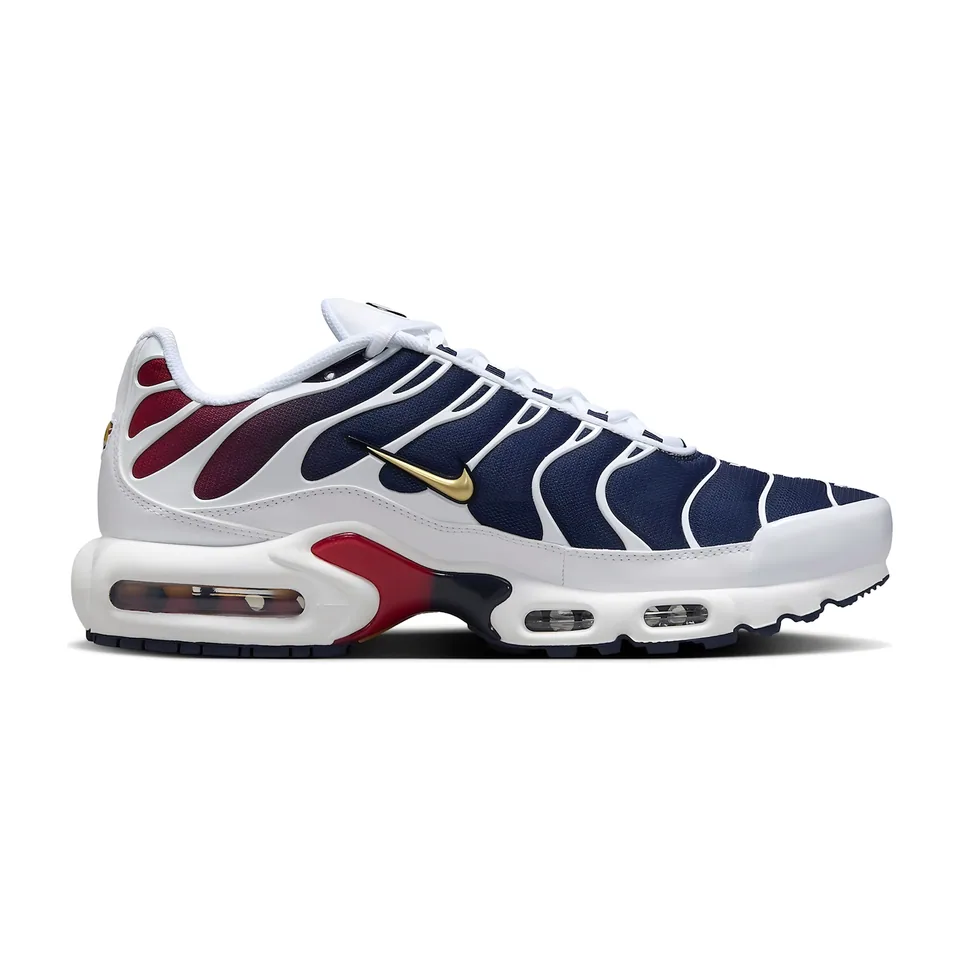Nike Air Max Plus (TN), White - Navy - Red (4)