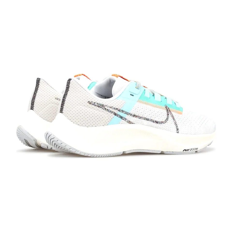 Nike Air Zoom Pegasus, White - Aqua - Orange (3)