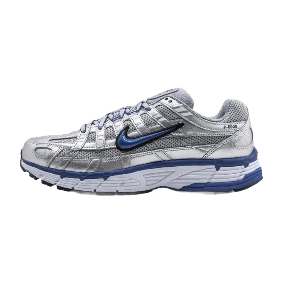 Nike P-6000, Metallic Silver - Blue