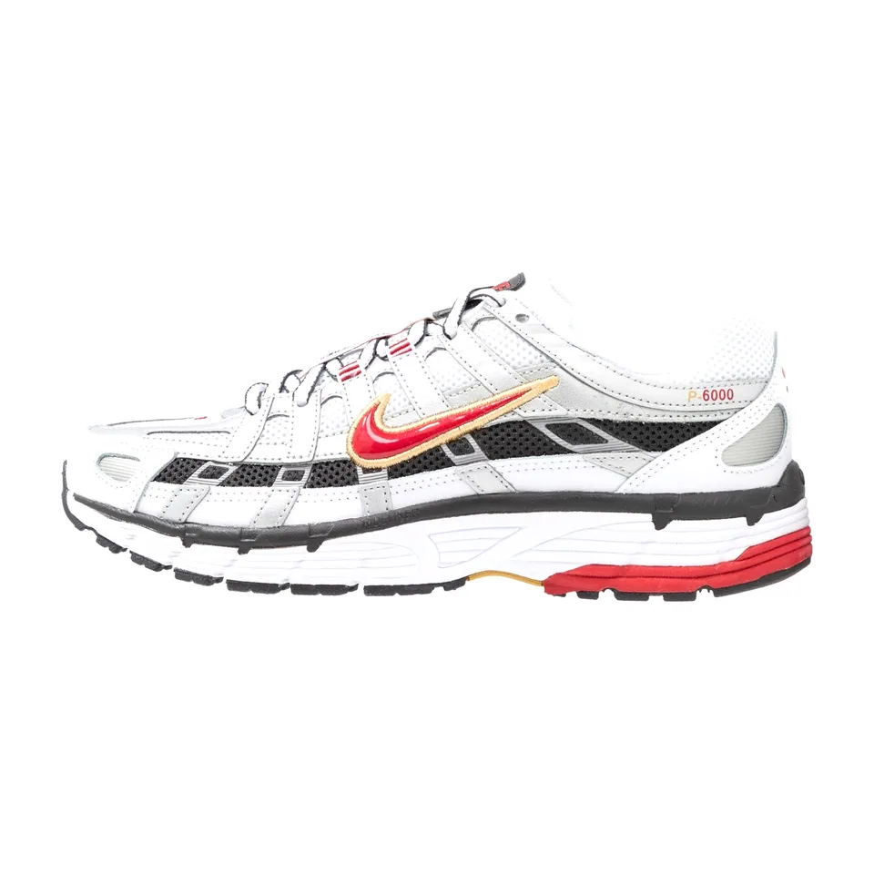 Nike P-6000, White - Varsity Red