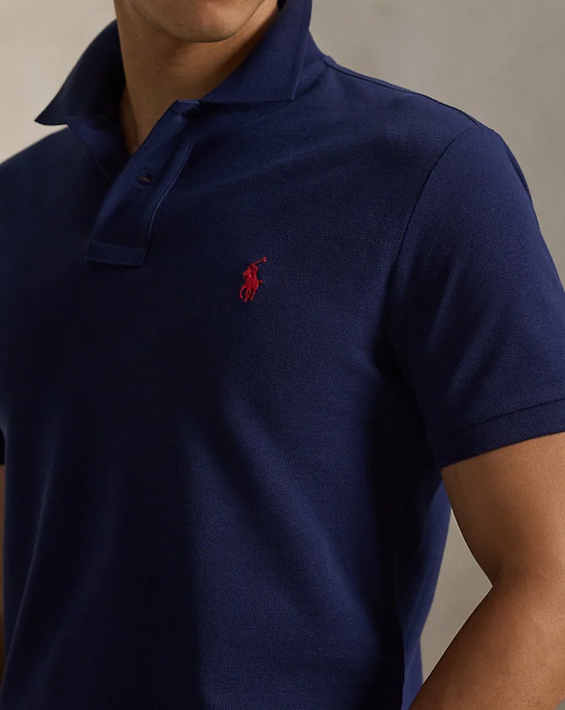 Ralph Lauren Classic Fit Mesh Polo, Navy (2)