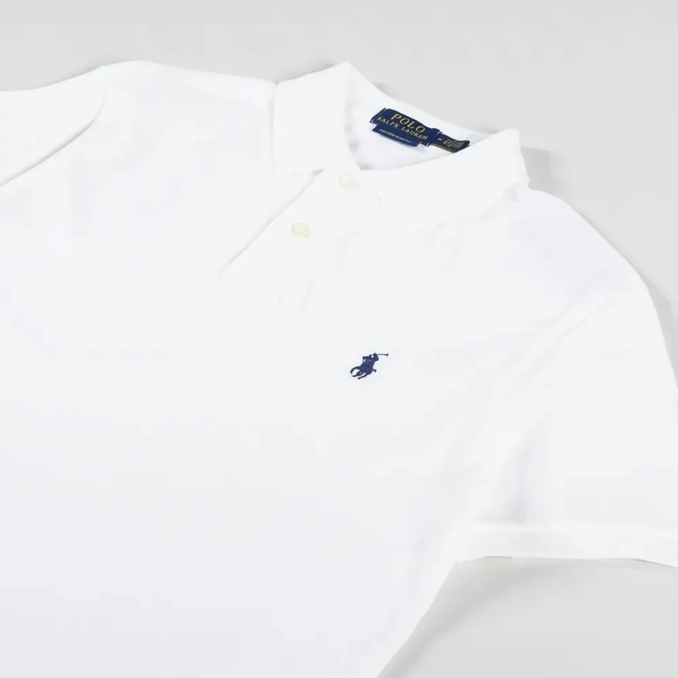 Ralph Lauren Classic Fit Mesh Polo, White (4)