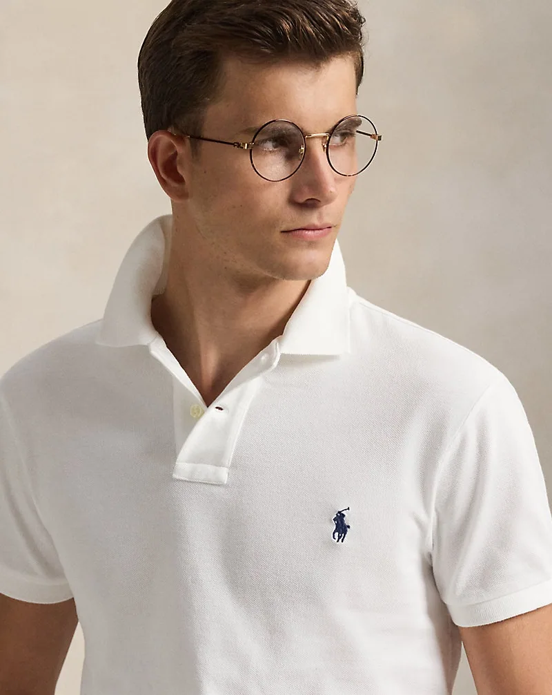 Ralph Lauren Classic Fit Mesh Polo, White (8)