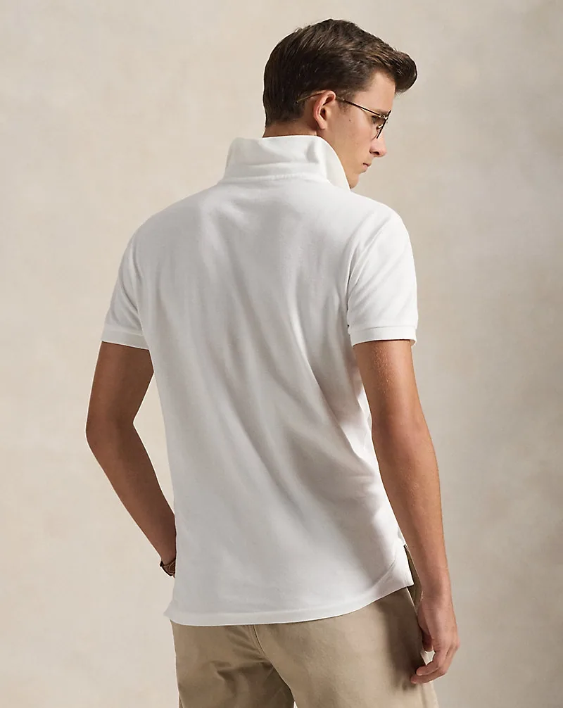 Ralph Lauren Classic Fit Mesh Polo, White (9)