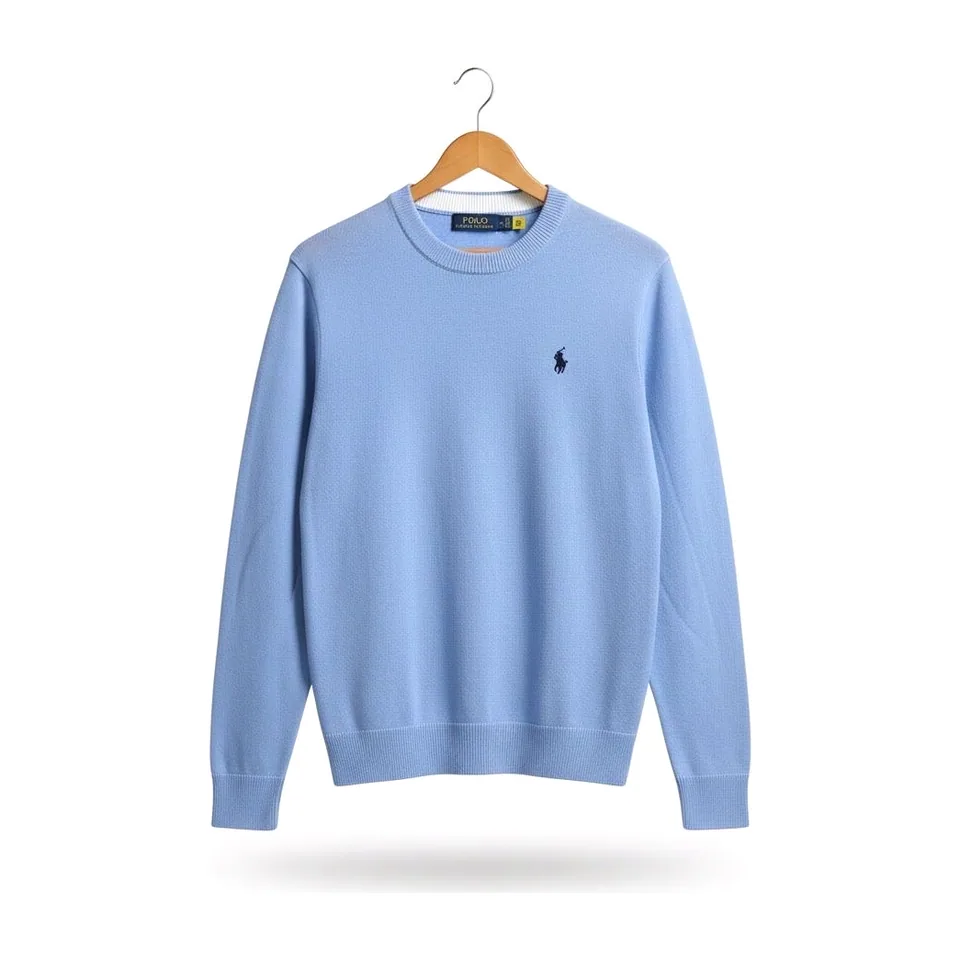 Ralph Lauren Crewneck Sweater, Light Blue