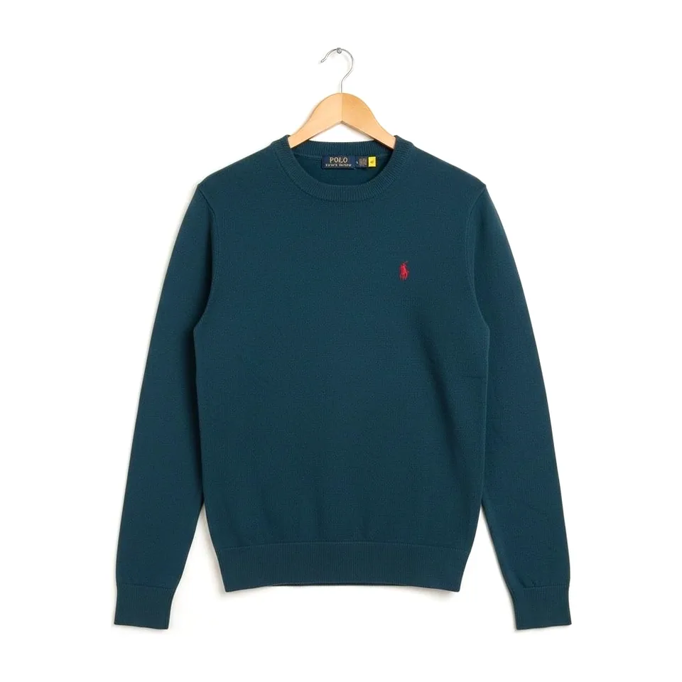 Ralph Lauren Crewneck Sweater, Teal Green