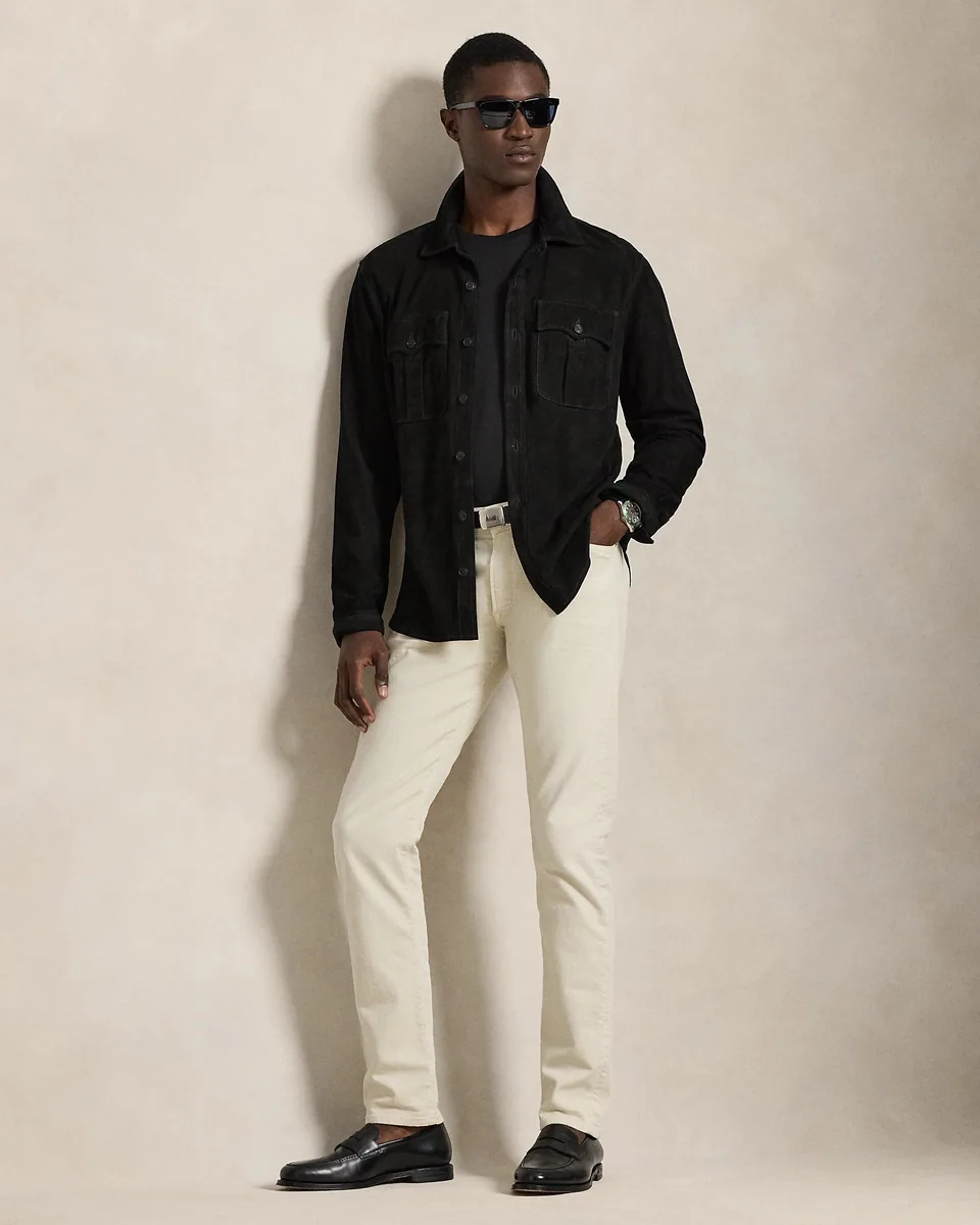 Ralph Lauren Custom Slim Fit Jersey T-Shirt, Black (3)