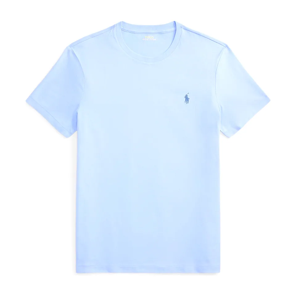 Ralph Lauren Custom Slim Fit Jersey T-Shirt, Sky Blue