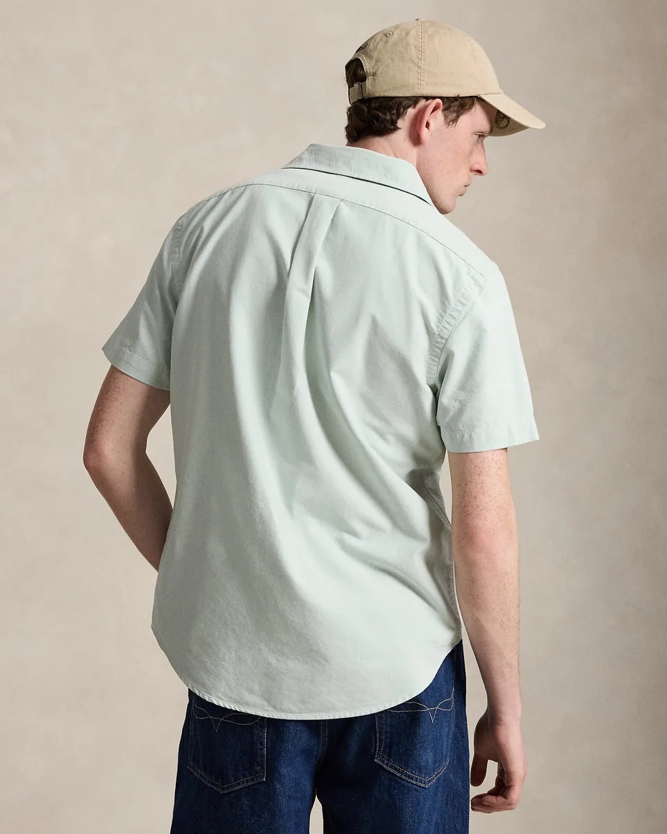 Ralph Lauren Oxford Shirt (Button Down), Faded Mint (4)