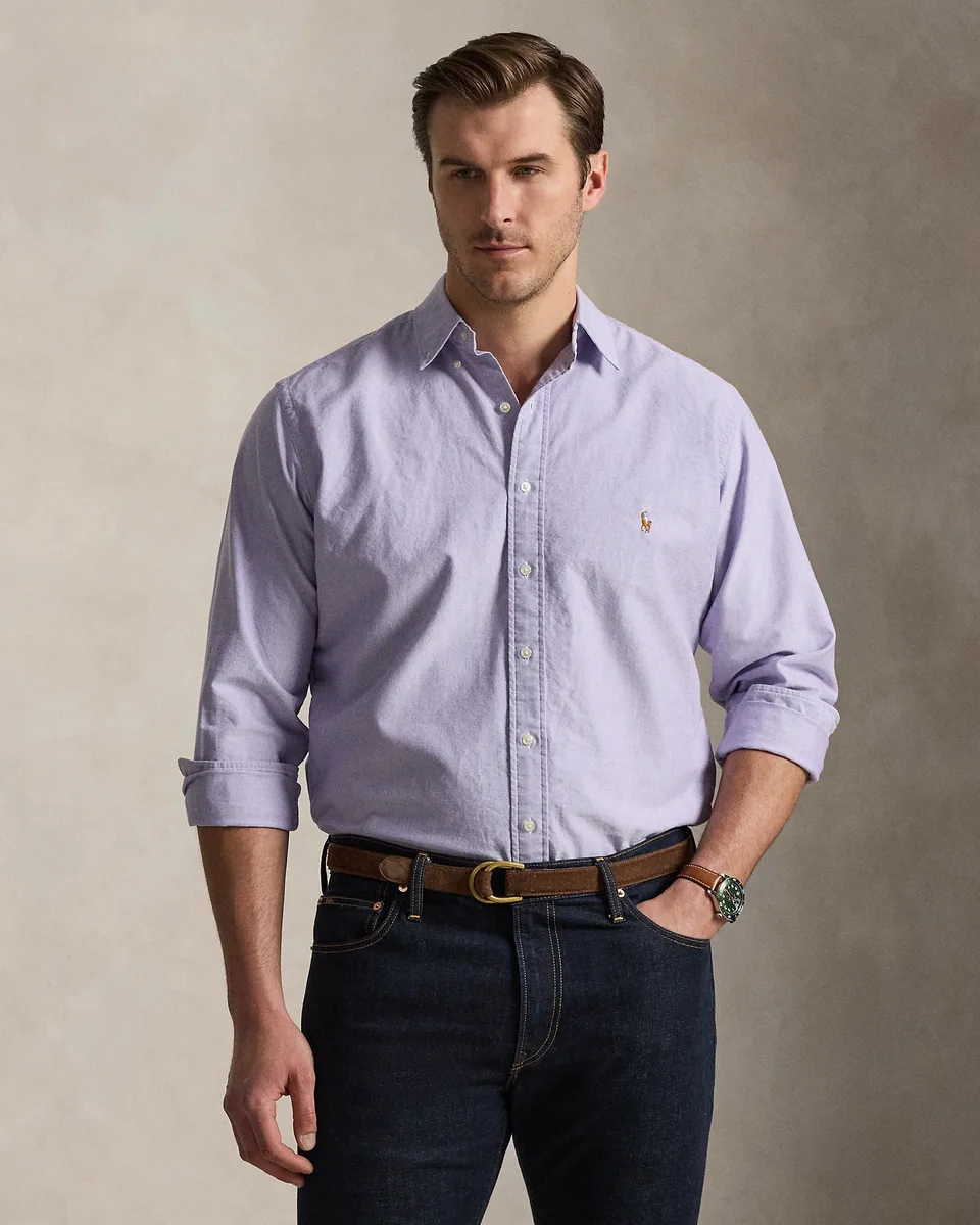 Ralph Lauren Oxford Shirt (Button Down), Thistle (Lavender) (2)