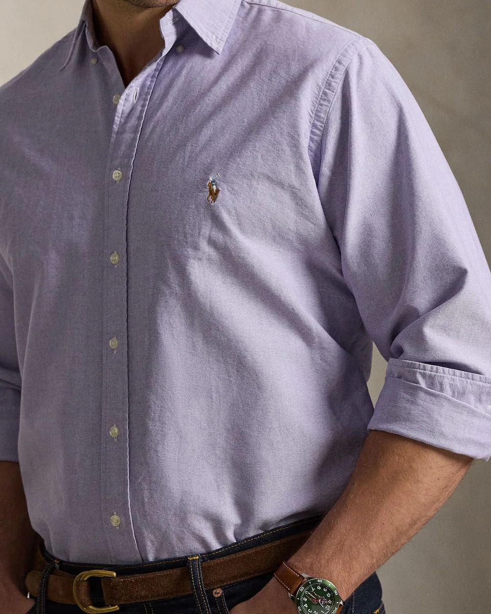 Ralph Lauren Oxford Shirt (Button Down), Thistle (Lavender) (5)